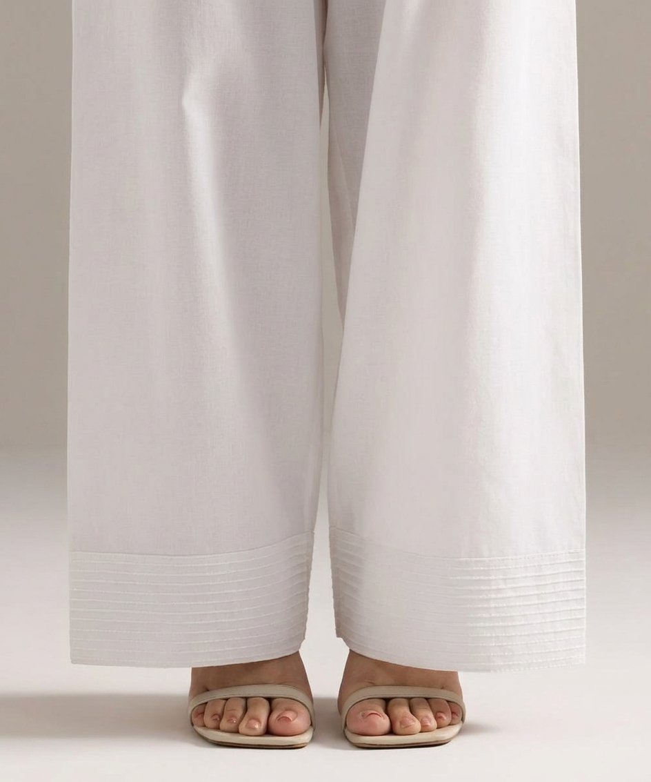 white farshi shalwar
